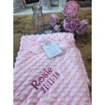 Personalised Soft Snuggle Baby Blanket - Baby Girl Baby Boy